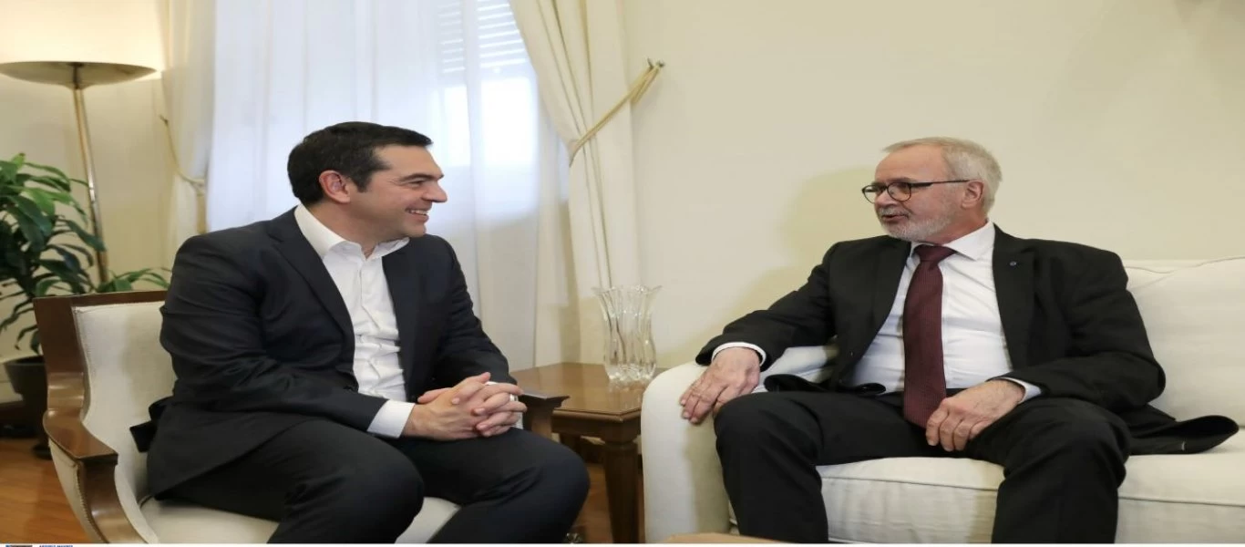 Αλέξης Τσίπρας: Συναντήθηκε με τον πρόεδρο της Ευρωπαϊκής Τράπεζας Επενδύσεων